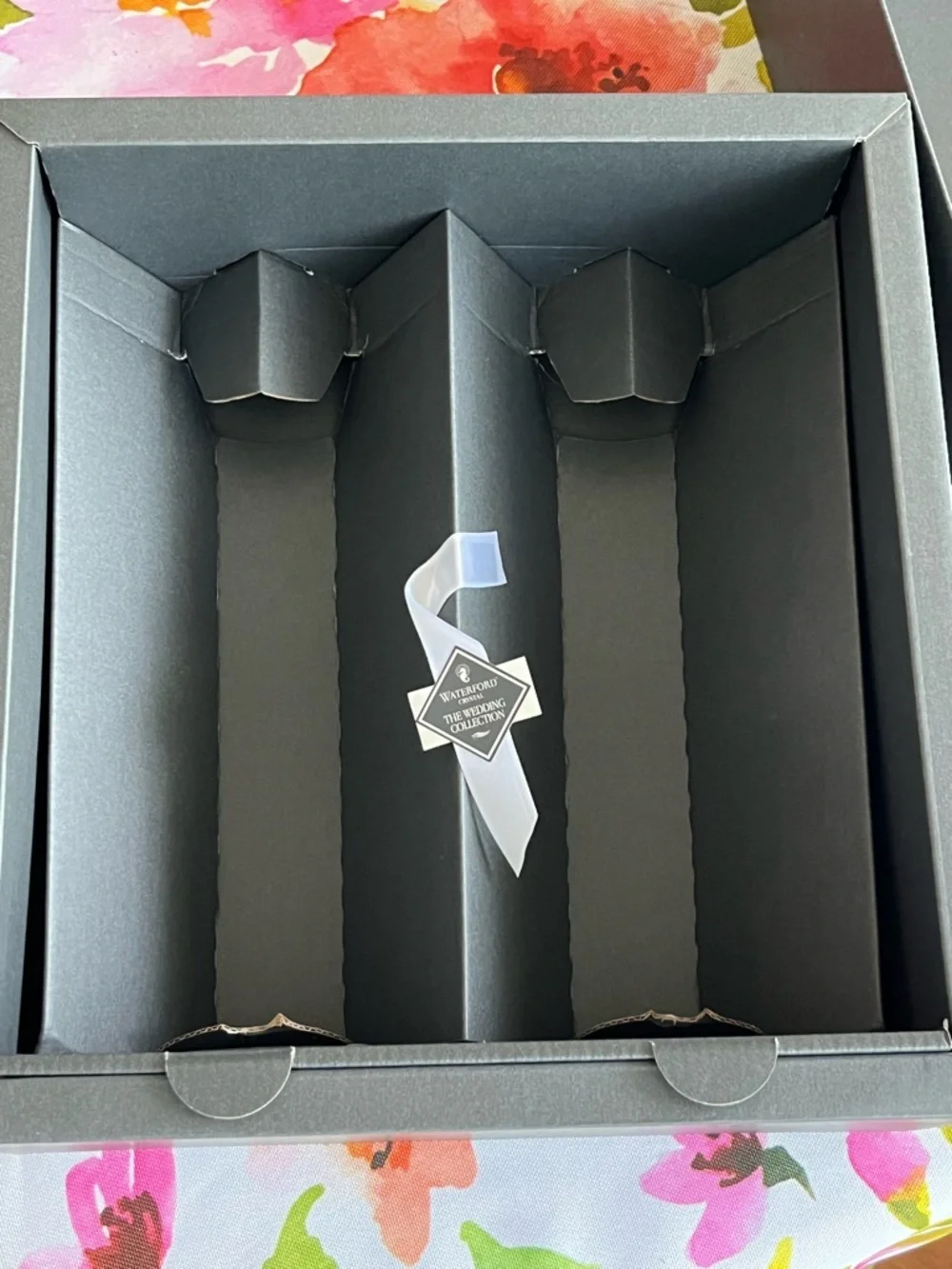 NIB Waterford Wedding Toasting Flutes made in Ireland - Picture 10 of 12